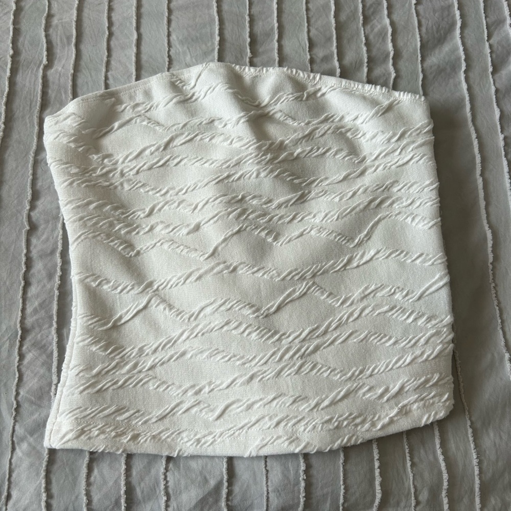 white tube top never worn